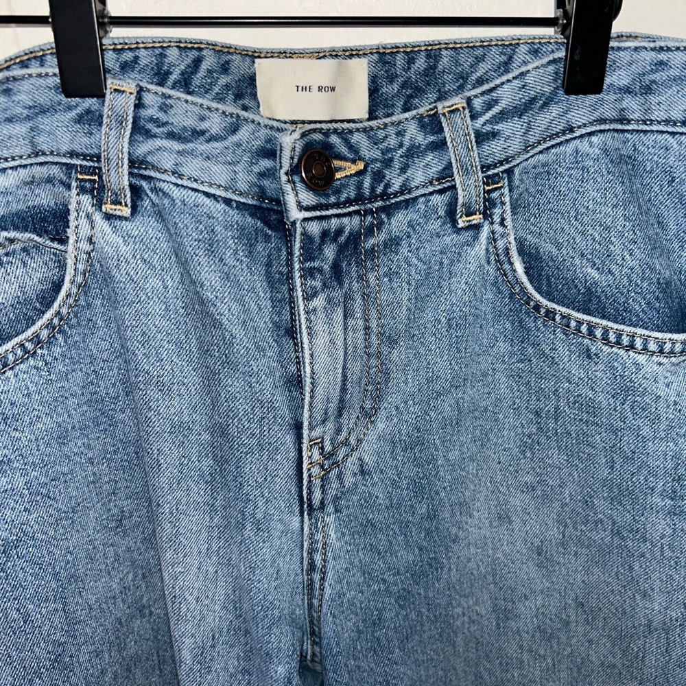 The Row  Light Blue Straight Jeans